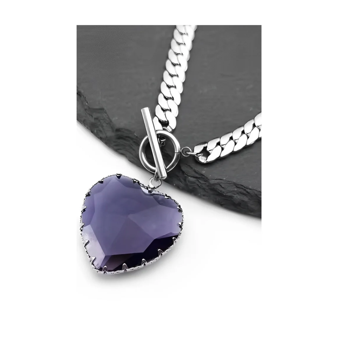 Glass Heart Pendant