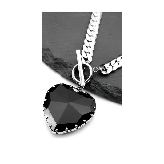 Glass Heart Pendant
