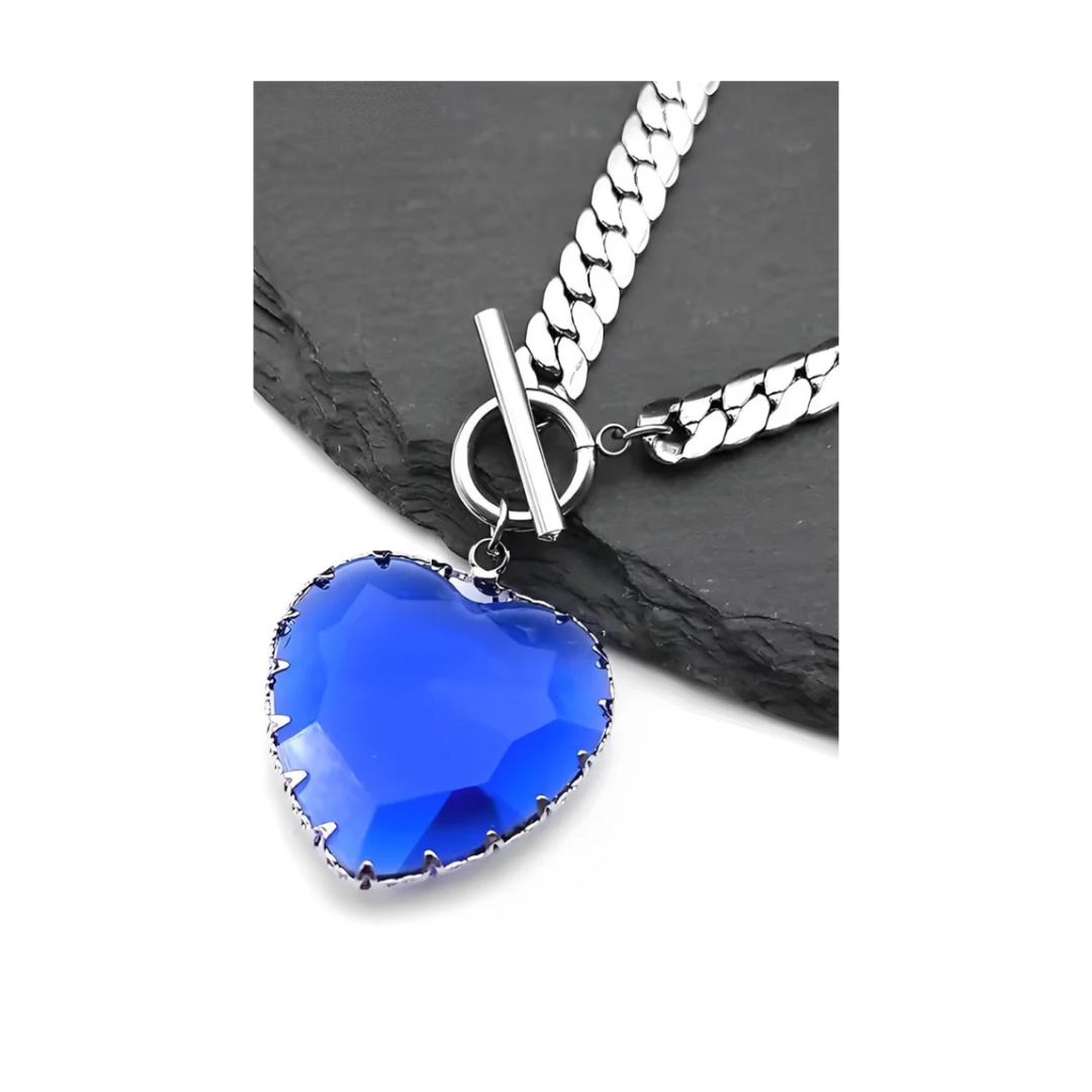 Glass Heart Pendant